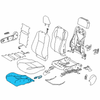 OEM Toyota RAV4 Seat Cushion Diagram - 71511-0R080