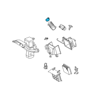 OEM Toyota Resonator Box Clamp Diagram - 96111-30930