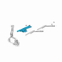 OEM 2002 Jeep Liberty Module-WIPER Diagram - 55155895AF