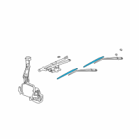 OEM 2005 Jeep Liberty Blade-WIPER Diagram - 5066974AA