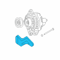 OEM Hyundai Tiburon Bracket-Generator Diagram - 37460-37200