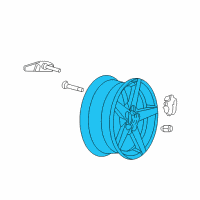 OEM Chevrolet Wheel Diagram - 9598729