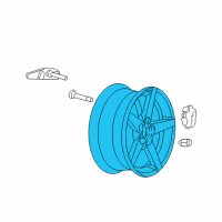 OEM 2011 Chevrolet Corvette Wheel Diagram - 9597895