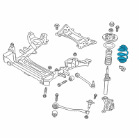 OEM BMW X3 Front Coil Spring Diagram - 31-33-6-787-135