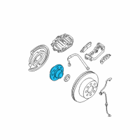 OEM Chevrolet Silverado 2500 HD Classic Hub Diagram - 25843093