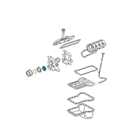 OEM Ford F-350 Super Duty Oil Pump Diagram - 5C3Z-6608-B