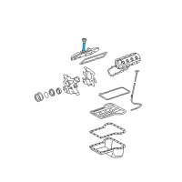 OEM 2004 Ford F-250 Super Duty Oil Filler Tube Diagram - 3C3Z-6763-AA