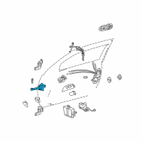 OEM 1998 Lexus GS400 Check Assy, Front Door, LH Diagram - 68620-30070