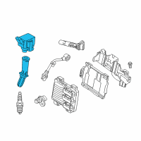 OEM Chevrolet Volt Ignition Coil Diagram - 25203537