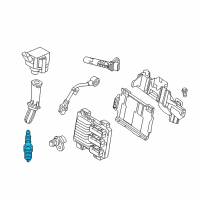 OEM Chevrolet Cruze Spark Plug Diagram - 12674112