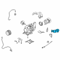 OEM 2016 Ford F-250 Super Duty Exhaust Pipe Diagram - BC3Z-9G437-B