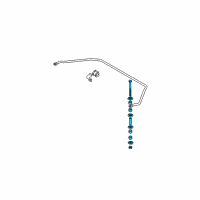 OEM Kia Sedona Stabilizer Bar Assembly Diagram - 0K52Y2815XF