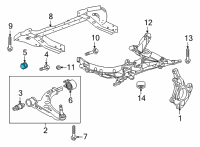 OEM 2021 Chevrolet Bolt EV Lower Control Arm Bracket Diagram - 95441277