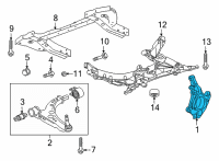 OEM Chevrolet Bolt EUV Knuckle Diagram - 42492765