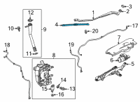 OEM Chevrolet Trailblazer Front Blade Diagram - 42709511