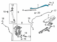 OEM 2021 Chevrolet Trailblazer Front Arm Diagram - 42709514