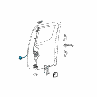 OEM 2012 Toyota Tacoma Lock Cable Diagram - 69780-04010