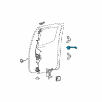 OEM 2005 Toyota Tacoma Check Arm Diagram - 68640-04020