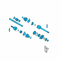 OEM 2016 Nissan Quest Shaft Front Drive Diagram - 39101-1JA0A