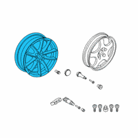 OEM 2022 Toyota GR Supra Wheel, Alloy Diagram - 42611-WAA09