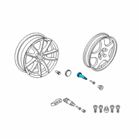 OEM 2021 Toyota GR Supra Clamp Nut Diagram - 90118-WA293