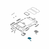 OEM 2005 Kia Sportage Lamp Assembly-Cargo Diagram - 926202E000LX