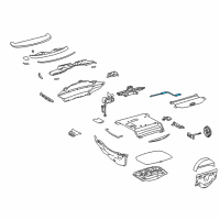 OEM 2003 Lexus SC430 Handle, Jack Diagram - 09113-14030