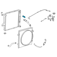 OEM 2002 Ford Ranger Upper Hose Diagram - 1L5Z-8260-AD