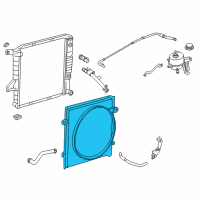 OEM 2004 Ford Ranger Shroud Diagram - 5L5Z-8146-A