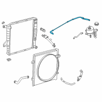 OEM 2003 Ford Ranger Return Hose Diagram - 8L5Z-8075-A