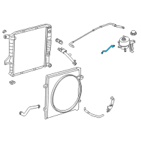 OEM 2006 Ford Ranger Overflow Hose Diagram - 1L5Z-8075-AD