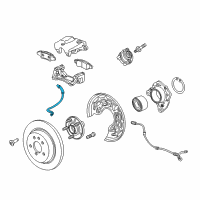 OEM 2020 Buick Encore Brake Hose Diagram - 42453987