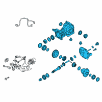 OEM Hyundai Tucson Carrier Assembly-Differential Diagram - 53000-3B520