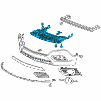 OEM 2016 Buick Encore Splash Shield Diagram - 94550786