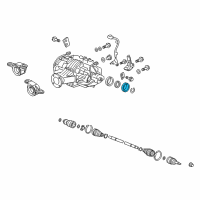 OEM 2017 Acura MDX Oil Seal (35X50X8.5) Diagram - 91201-5M0-003