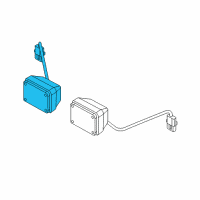 OEM Ford Lamp Diagram - 5W7Z-13368-BA