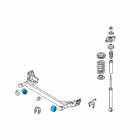 OEM 2009 Hyundai Accent Bush-Trail Arm Diagram - 55160-1E000