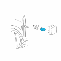 OEM 2007 Cadillac Escalade Repeater Bulb Diagram - 15855631