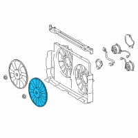 OEM 2015 Lexus NX300h Fan Diagram - 16361-36140