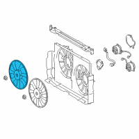 OEM 2021 Lexus NX300h Fan Diagram - 16361-36150