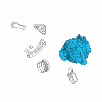 OEM Lexus Reman Alternator Diagram - 27060-20070-84