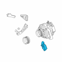 OEM 2001 Toyota Celica Regulator Diagram - 27700-20050