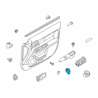 OEM 2010 Ford Fusion Mirror Switch Diagram - 7L3Z-17B676-AA