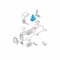 OEM Kia Spectra Boot Assembly-Shift LEVE Diagram - 846402F300