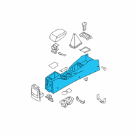 OEM Kia Spectra Console-Floor Diagram - 846112F10087