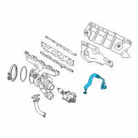 OEM BMW 330e OIL PIPE INLET Diagram - 11-42-8-487-371