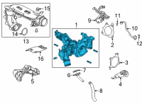 OEM 2022 Honda Civic TURBOCHARGER ASSY Diagram - 18900-64A-A01