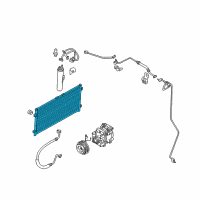 OEM Kia Sedona Main-Condenser Diagram - 1K52Y61E01C