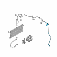 OEM Kia Sedona Rear Discharge Line Diagram - 1K53C61464