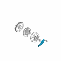 OEM 1997 Ford Mustang Release Fork Diagram - XR3Z-7515-AA